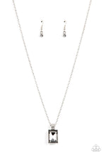 Load image into Gallery viewer, Understated Dazzle Silver Rhinestone Necklace Paparazzi Accessories