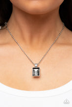 Load image into Gallery viewer, Understated Dazzle Silver Rhinestone Necklace Paparazzi Accessories