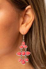 Load image into Gallery viewer, Bay Breezin Red Earrings Paparazzi Accessories