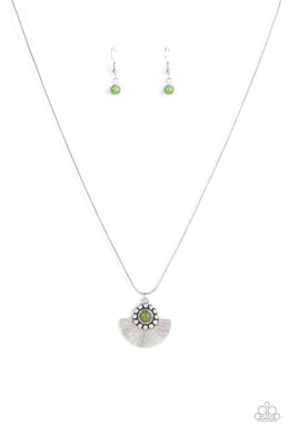 Magnificent Manifestation Green Stone Necklace Vivacious Bombshell Bling, LLC, Jenny and James Davison