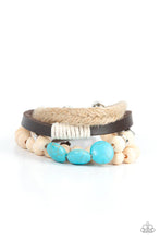 Load image into Gallery viewer, DRIFTER Away Blue Stone Urban Bracelet Paparazzi Accessories