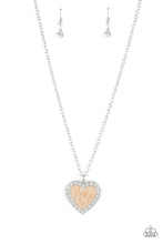 Load image into Gallery viewer, Heart Full of Luster Brown Heart Necklace Paparazzi Accessories