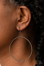 Load image into Gallery viewer, Basically Beaded Black Gunmetal Seed Bead Earrings Paparazzi Accessories