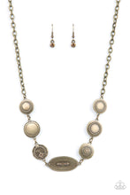 Load image into Gallery viewer, Uniquely Unconventional Brass Necklace Paparazzi Accessories