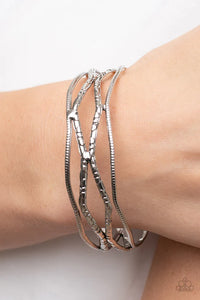 Bangles,silver,A Narrow Escapade Silver Bangle Bracelet