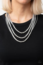 Load image into Gallery viewer, Mechanical Mania Silver Necklace Paparazzi Accessories