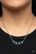 Load image into Gallery viewer, Pyramid Prowl Multi Oil Spill Rhinestone Necklace Paparazzi Accessories