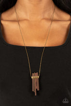 Load image into Gallery viewer, Cayman Castaway Brass Necklace Paparazzi Accessories