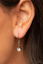 Load image into Gallery viewer, Heartbreakingly Blingy Black Gunmetal Heart Rhinestone Necklace Paparazzi Accessories