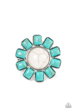 Load image into Gallery viewer, Mojave Marigold White Floral Stone Ring Paparazzi Accessories