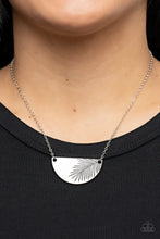 Load image into Gallery viewer, Cool, Palm, and Collected Silver Choker Necklace Paparazzi Accessories
