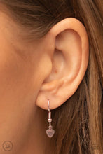 Load image into Gallery viewer, Cupids Cutest Valentine Rose Gold Heart Choker Necklace Paparazzi Accessories