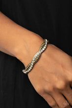 Load image into Gallery viewer, Empire Envy Brass Rhinestone Hinge Bracelet Paparazzi Accessories