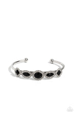 Load image into Gallery viewer, Simmer on GLOW - Black Paparazzi Accessories