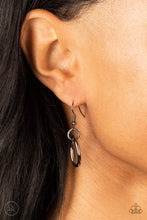 Load image into Gallery viewer, Tough Crowd Black Gunmetal Necklace Paparazzi Accessories