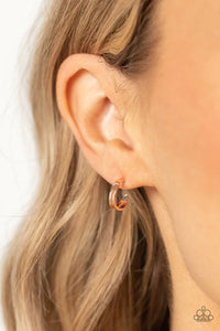 hoops,rose gold,Smallest of Them All Rose Gold Hoop Earrings