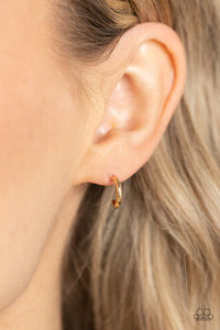 gold,hoops,Skip The Small Talk Gold Hoop Earring