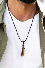 Load image into Gallery viewer, Comes Back Zen-Fold Brown Urban Necklace Paparazzi Accessories