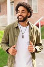 Load image into Gallery viewer, Comes Back Zen-Fold Brown Urban Necklace Paparazzi Accessories