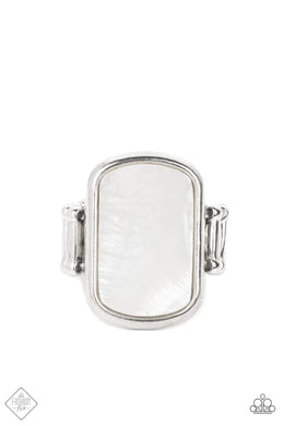 Tidal Tranquility White Ring
