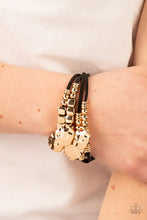 Load image into Gallery viewer, Token Trek Gold Bracelet Paparazzi Accessories