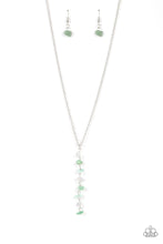 Load image into Gallery viewer, Tranquil Tidings Green Stone Necklace Paparazzi Accessories