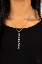 Load image into Gallery viewer, Tranquil Tidings Green Stone Necklace Paparazzi Accessories