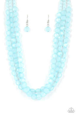Boundless Bliss Blue Necklace Paparazzi Accessories