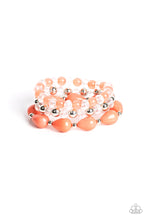 Load image into Gallery viewer, Beachside Brunch Orange Stretchy Bracelet Paparazzi Accessories