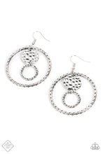 Load image into Gallery viewer, Mojave Metal Art Silver Earrings Paparazzi Accessories