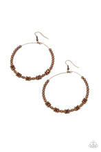 Load image into Gallery viewer, Simple Synchrony Copper Earrings Paparazzi Accessories