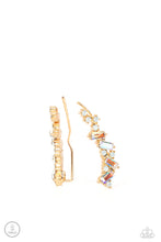 Load image into Gallery viewer, Stay Magical Gold Ear Crawler Post Earrings Paparazzi Accessories