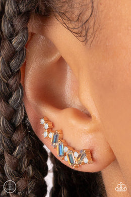 Stay Magical Gold Ear Crawler Post Earrings Paparazzi Accessories