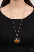 Load image into Gallery viewer, Sonoran Summer Brown Tiger&#39;s Eye Necklace Paparazzi Accessories