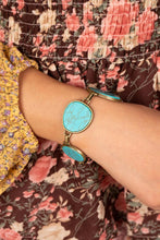 Load image into Gallery viewer, Flat Out Frontier Brass Bracelet Paparazzi Accessories