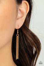 Load image into Gallery viewer, Gives Me Butterflies Gold Butterfly Lanyard Paparazzi Accessories