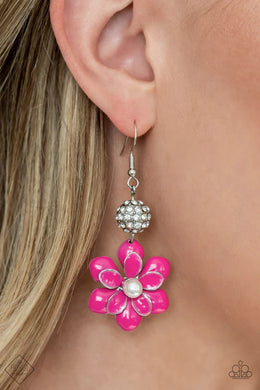 Bewitching Botany Pink Earring Paparazzi Accessories