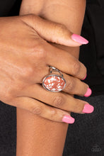 Load image into Gallery viewer, Majestic Marbling Brown Stone Ring Paparazzi Accessories