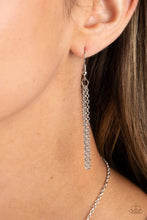 Load image into Gallery viewer, Stamped Sentiment Silver Heart Necklace Paparazzi Accessories