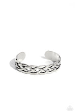 Load image into Gallery viewer, Celtic Cuff - Silver Paparazzi Accessories