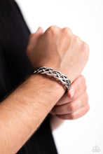 Load image into Gallery viewer, Celtic Cuff - Silver Paparazzi Accessories