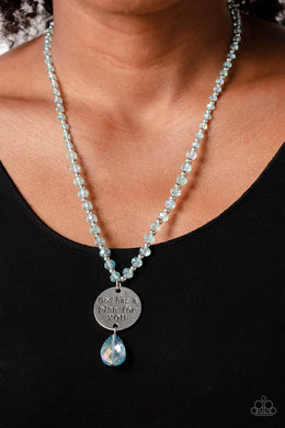 Priceless Plan Blue Necklace Paparazzi Accessories
