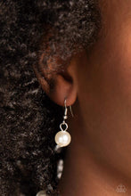 Load image into Gallery viewer, Countess Chic White Pearl Necklace Paparazzi Accessories