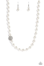 Load image into Gallery viewer, Countess Chic White Pearl Necklace Paparazzi Accessories