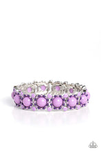 Load image into Gallery viewer, Pop Art Party Purple Stretchy Bracelet Paparazzi Accessories