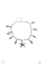 Load image into Gallery viewer, Stars and Shells Silver Anklet Paparazzi Accessories