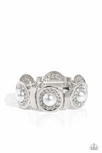 Load image into Gallery viewer, Summer Serenade White Pearl Stretchy Bracelet Vivacious Bombshell Bling, LLC, Jenny and James Davison