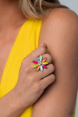 Lily Lei Multi Floral Ring Vivacious Bombshell Bling, LLC, Jenny and James Davison