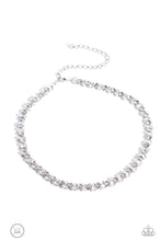 Load image into Gallery viewer, Classy Couture White Pearl and Rhinestone Choker Necklace Vivacious Bombshell Bling, LLC, Jenny and James Davison