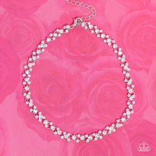 Load image into Gallery viewer, Classy Couture White Pearl and Rhinestone Choker Necklace Vivacious Bombshell Bling, LLC, Jenny and James Davison